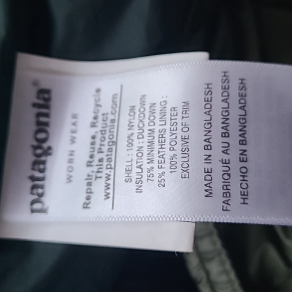 Patagonia Womens Prow Bomber - buffalo green - Picture 7 of 9